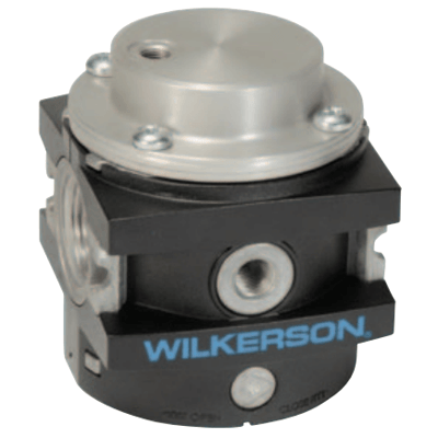 Wilkerson R90 Series Pilot Operated Regulator, Port Sizes 3/4, 1; Flows to 550 SCFM